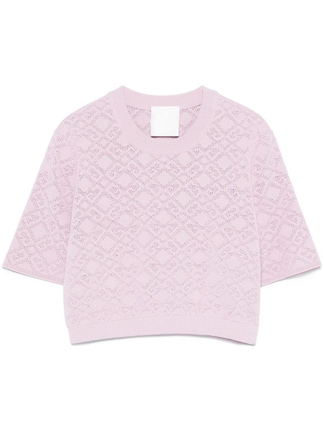 

Укороченный топ с логотипом Givenchy, розовый
