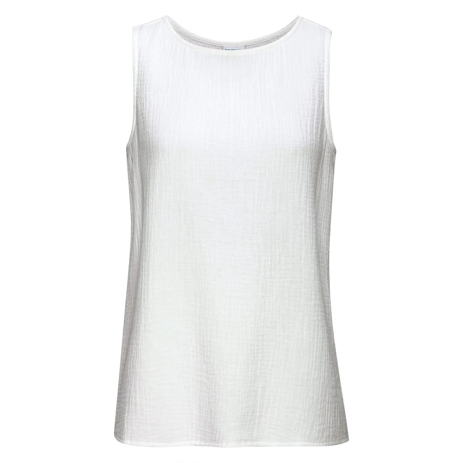 Женский блузочный топ с широкими бретелями Beachtime, White — фото 2