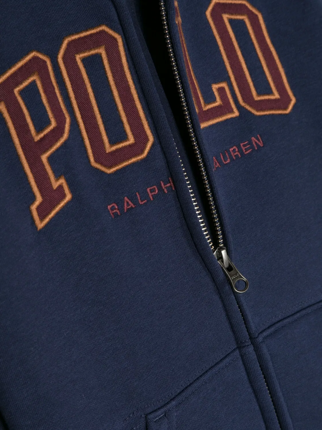 Худи с вышитым логотипом Polo Ralph Lauren, темно-синий — фото 3