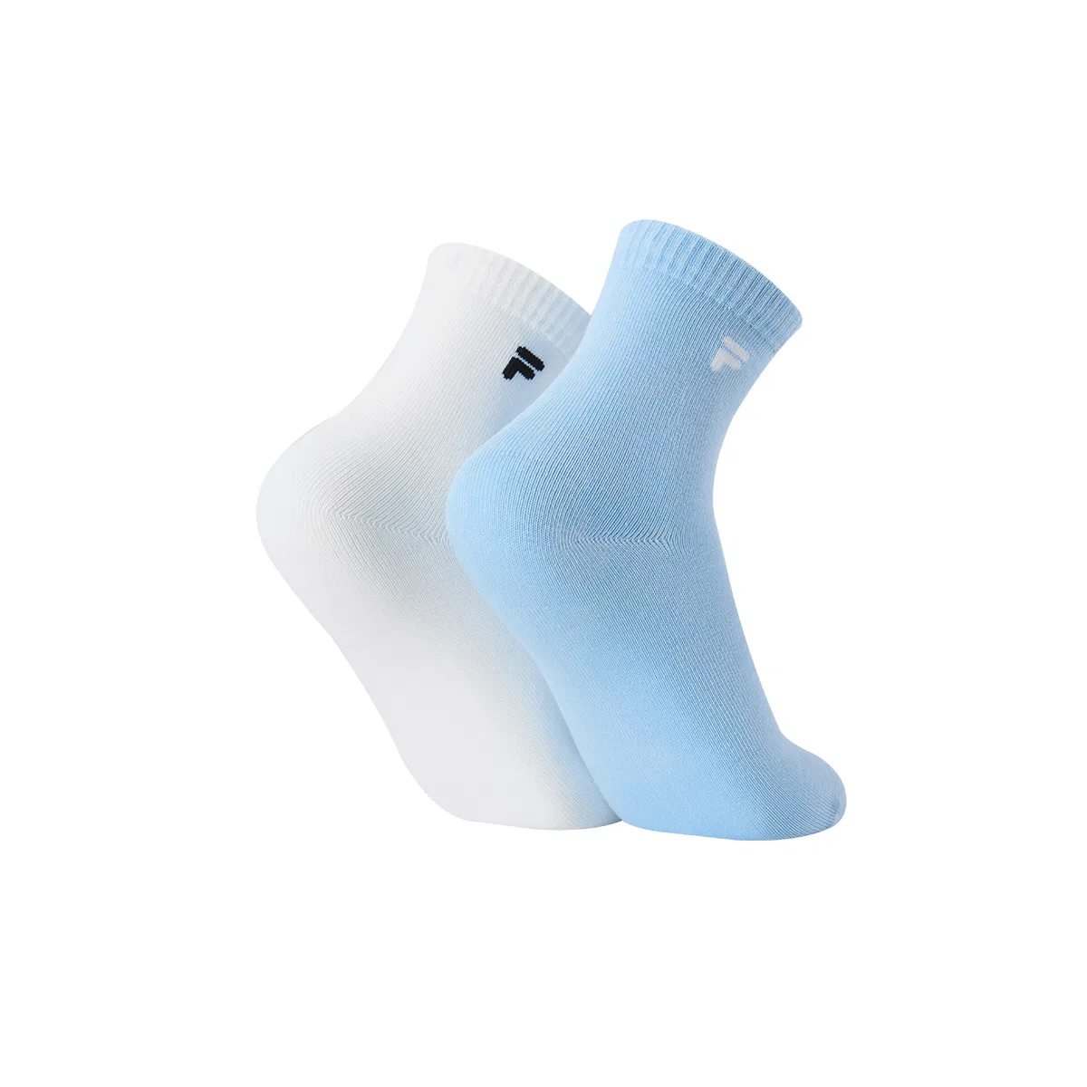 Детские носки тонкие с растяжением FILA KIDS, Light Cyan/Cloud White — фото 4