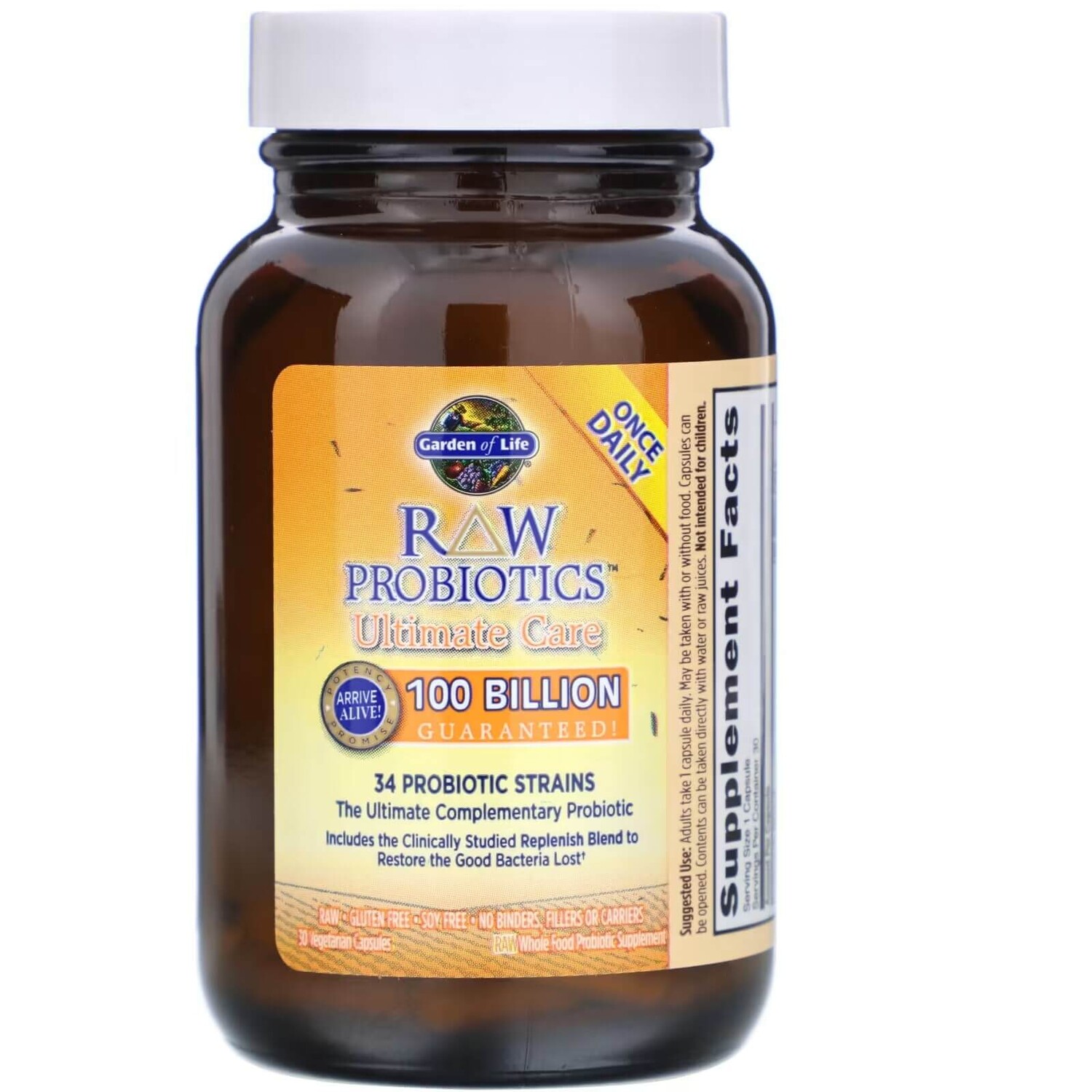 

Пробиотики RAW 30 капсул, Garden of Life