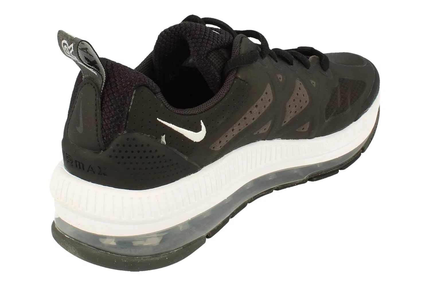 Детские кроссовки для мальчиков с воздушной подушкой NIKE Air Max 90 LTR NIKE, Nero Bianco Antracite 003 — фото 3