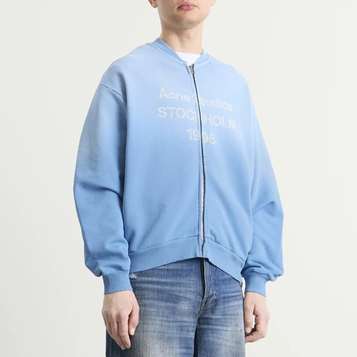 Бомбер Acne Studios Fiah Zip 1996, Cornflower Blue — фото 2