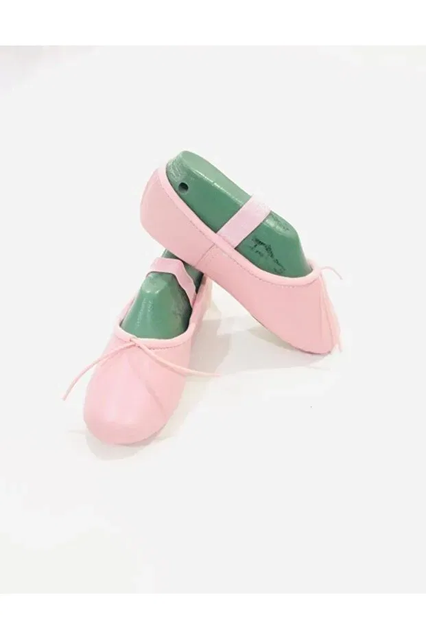 Детские туфли для мальчиков кожаные Yıldız Bale Kostüm Ve Spor Ürünleri, Pink — фото 2