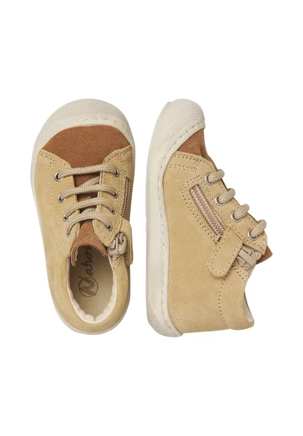 Ботинки замшевые Baby shoes Naturino, Sand, коричневый — фото 3