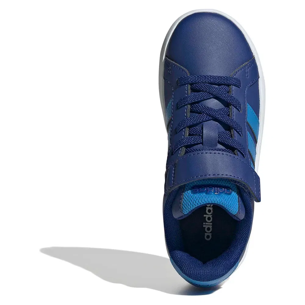 Кроссовки детские Grand Court Adidas, синий — фото 2