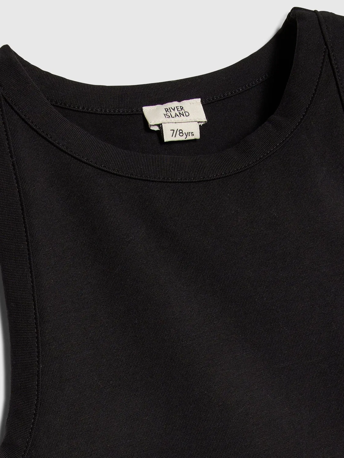 Комплект из топа и шорт, логотип River Island, черный — фото 4