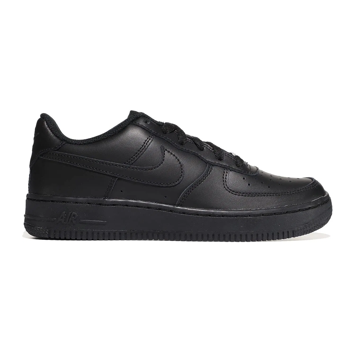 Детские кроссовки для мальчиков и девочек с шнуровкой Air Force 1 NIKE, Black — фото 4