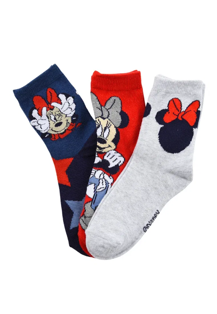 Набор Minnie Mouse kinder mädchen 6er - носки-кроссовки Mickey & Minnie, Mehrfarbig — фото 2