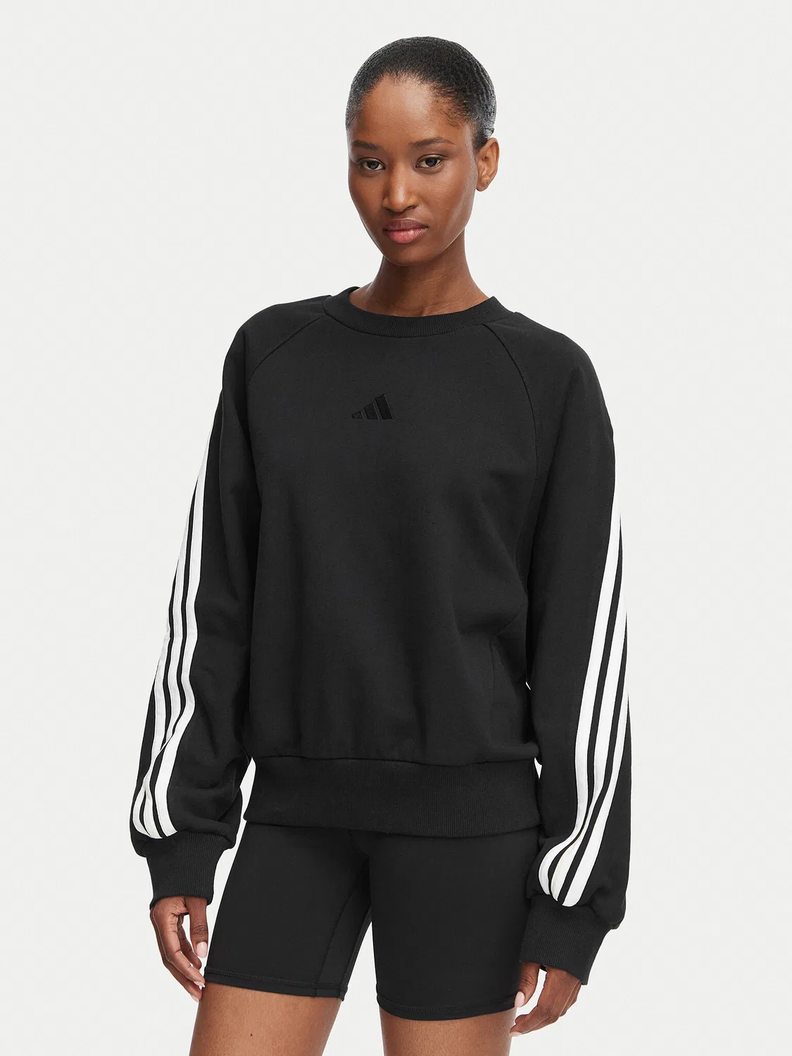 Женская толстовка стандартного кроя Kit Adidas, черный