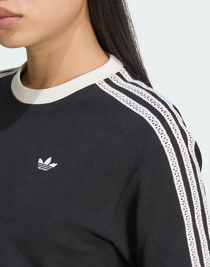 Футболка Summer Glow Advanced с тремя полосками Adidas Originals, черный — фото 3