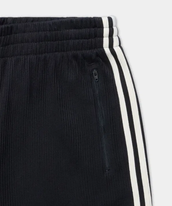 Шорты вафля короткие, не указана, Adidas, черный — фото 4