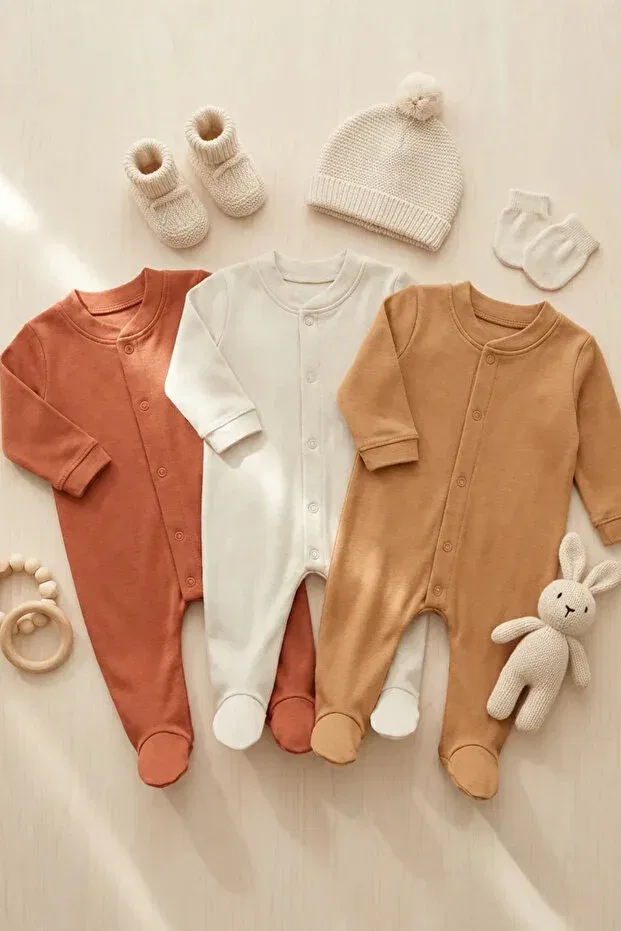 Детский комплект боди-комбинезонов с длинным рукавом Thechild Baby Collection, Male2 — фото 3