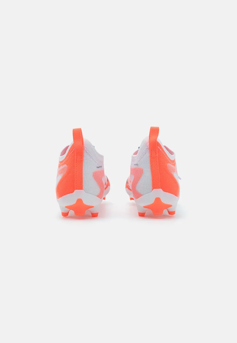 Футбольные бутсы Ultra 5 pro fg/ag jr унисекс для твердого грунта Puma, White/Black/Glowing Red — фото 3