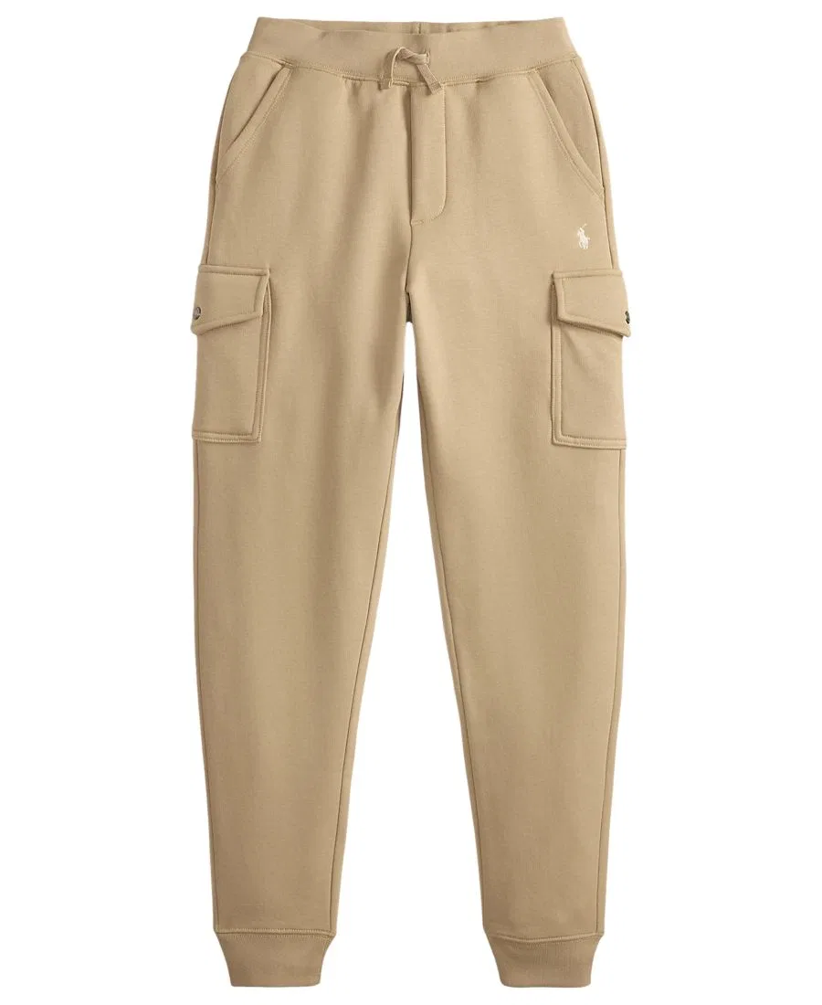 Детские флисовые карго-джоггеры Polo Ralph Lauren, Classic Khaki — фото 4