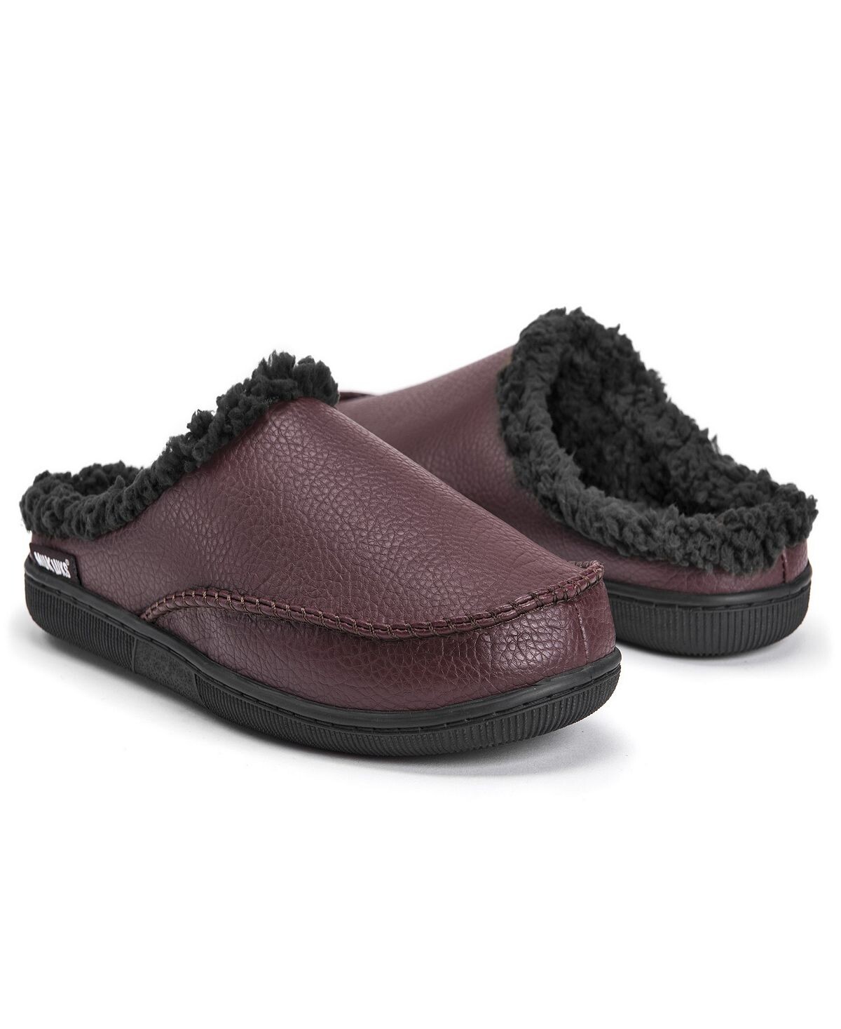 Мужские тапочки-сабо из искусственной кожи Muk Luks — фото 3