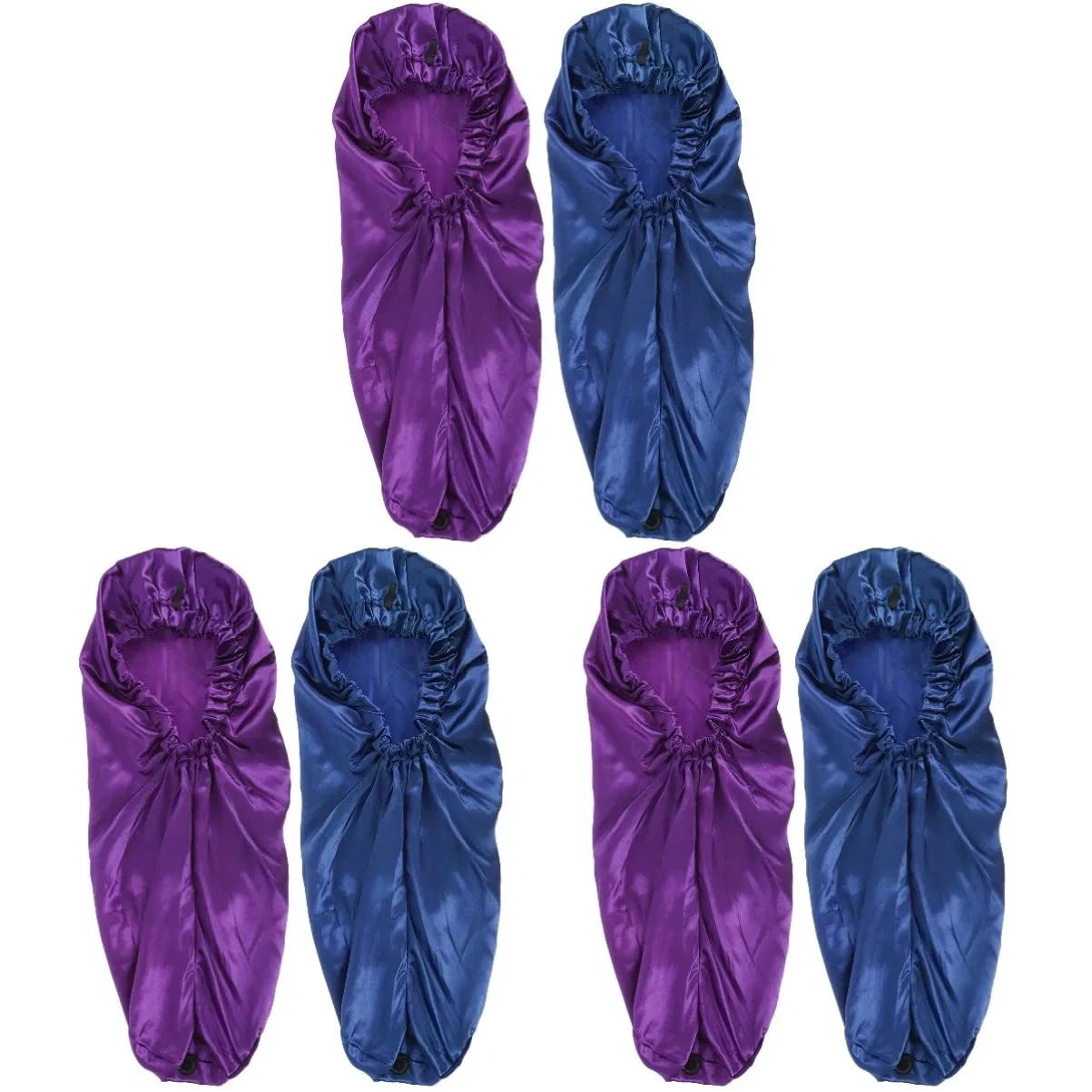 Чепец для сна, сатин, FRCOLOR, 3 штуки, 62x28 см, Purple