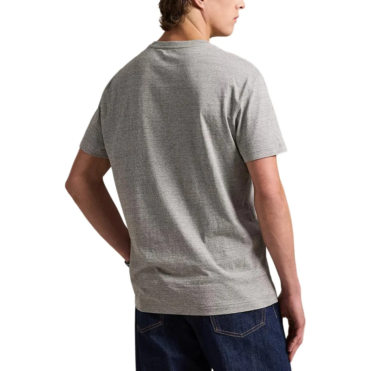 Мужская футболка с круглым вырезом Polo Ralph Lauren, Gray — фото 4