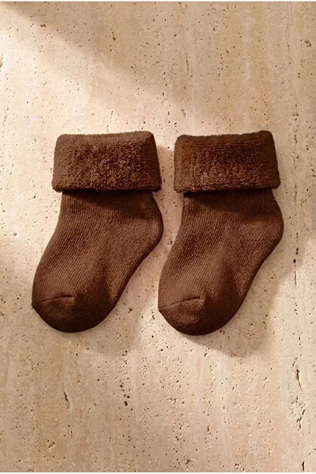 Детские носки махровые 4 шт Katia&Bony, Brown Mixed — фото 3