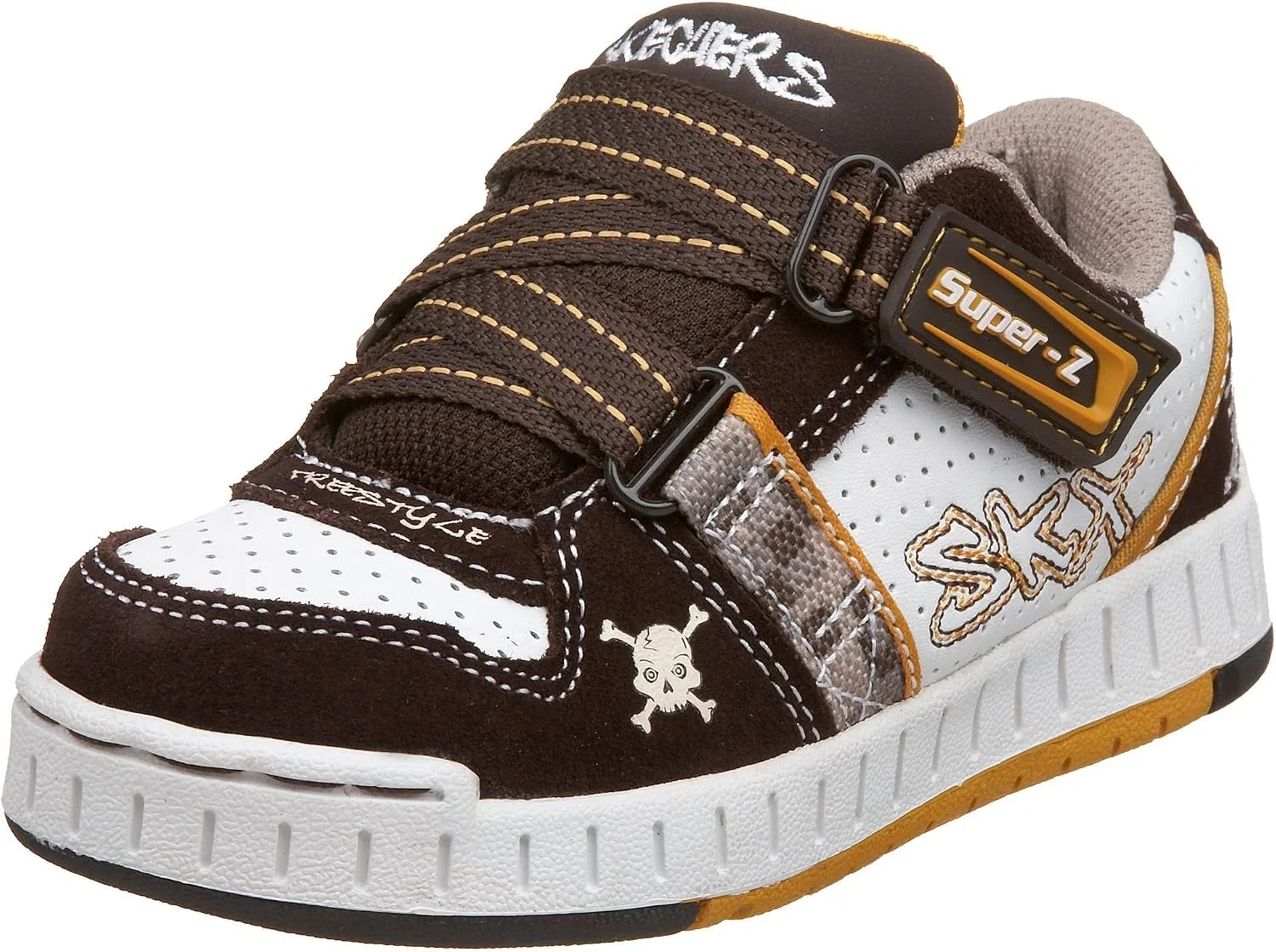Детские кроссовки для мальчиков Nollies Skechers, Chocolate/White