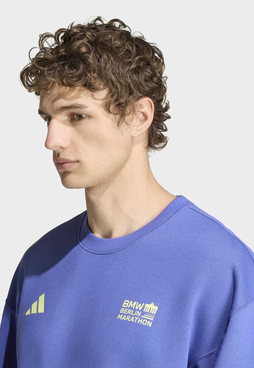 Толстовка Ber26 для экипажа Adidas Performance, Dual Indigo — фото 4