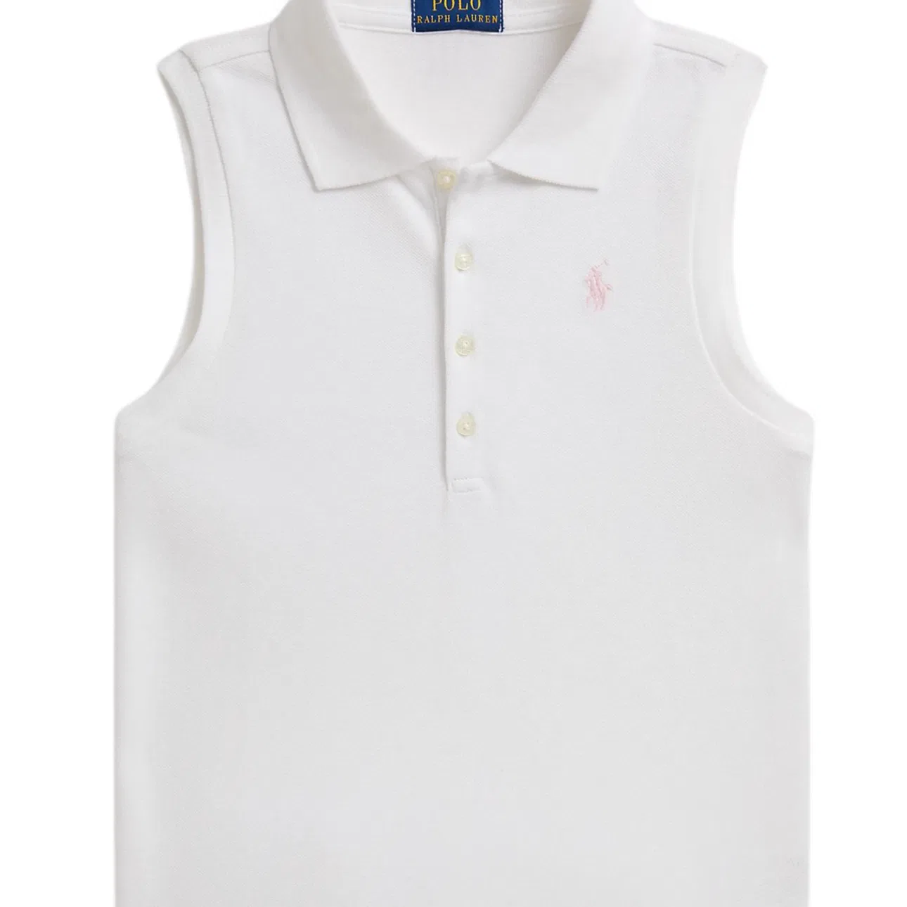 Детская футболка-поло с воротником и средней растяжимостью Polo Ralph Lauren — фото 4