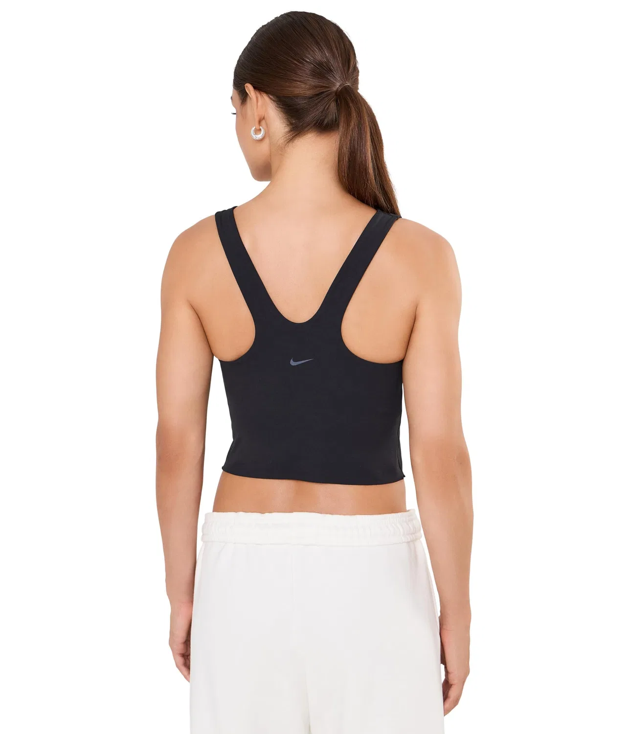 Спортивный бюстгальтер с новым дизайном Dri-FIT Zenvy Tank Novelty Sports Bra Nike, Black/Cool Grey — фото 4