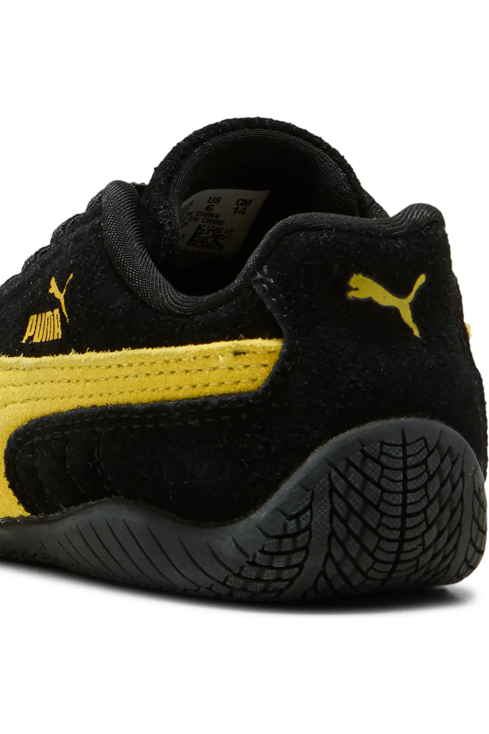 Детские кроссовки на шнуровке Speedcat OG PUMA, Puma Black/Yellow — фото 2