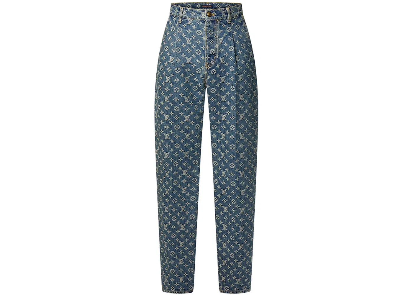 Мужские брюки из денима Monogram Louis Vuitton, Indigo