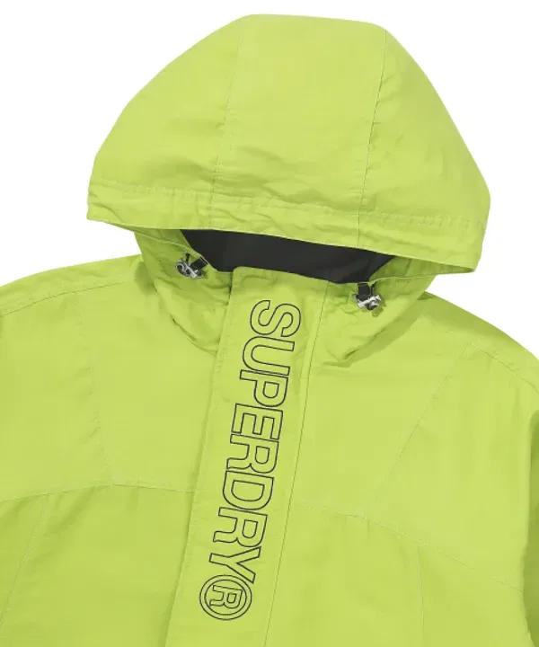 Ветровка Superdry Signature Windbreaker, лайм — фото 3