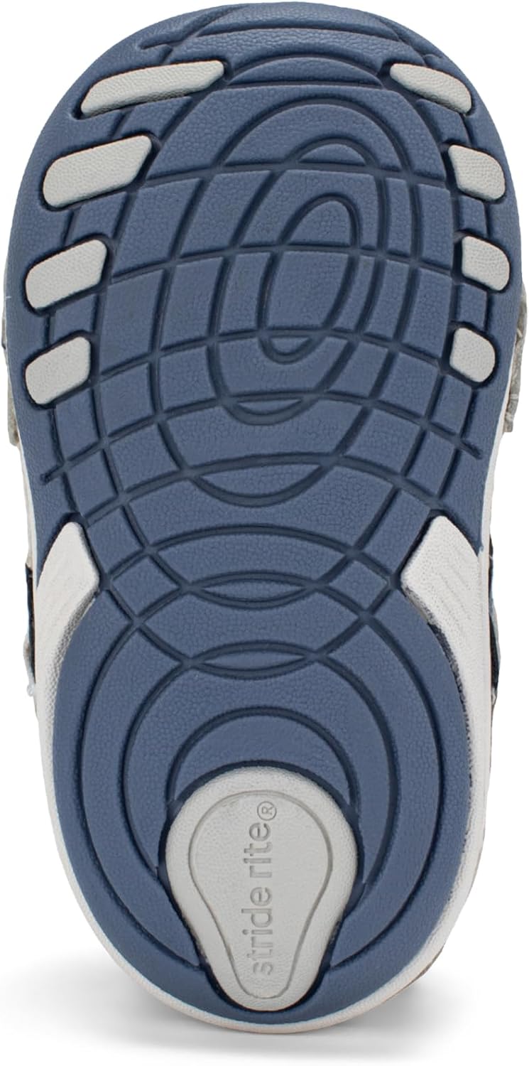 Кроссовки для мальчиков и малышей Stride Rite Soft Motion Artie Athletic, Toddler (1-4 Years) Stone — фото 4