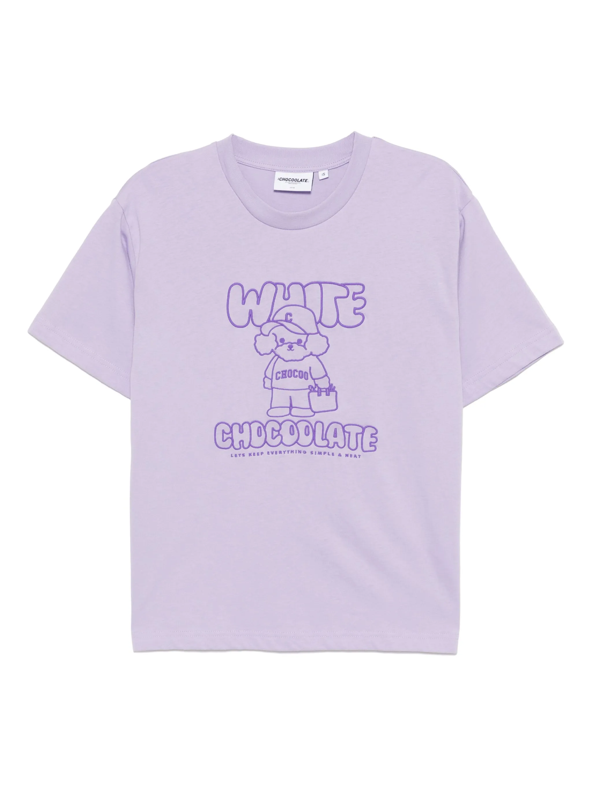 

Футболка с графичным принтом Chocoolate, фиолетовый