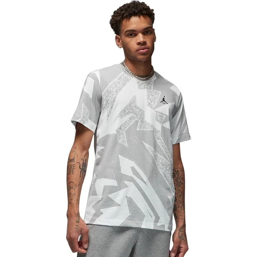 Мужская футболка с коротким рукавом из 100% хлопка Air Jordan Essentials Mens Tee Jumpman Nike, Белый