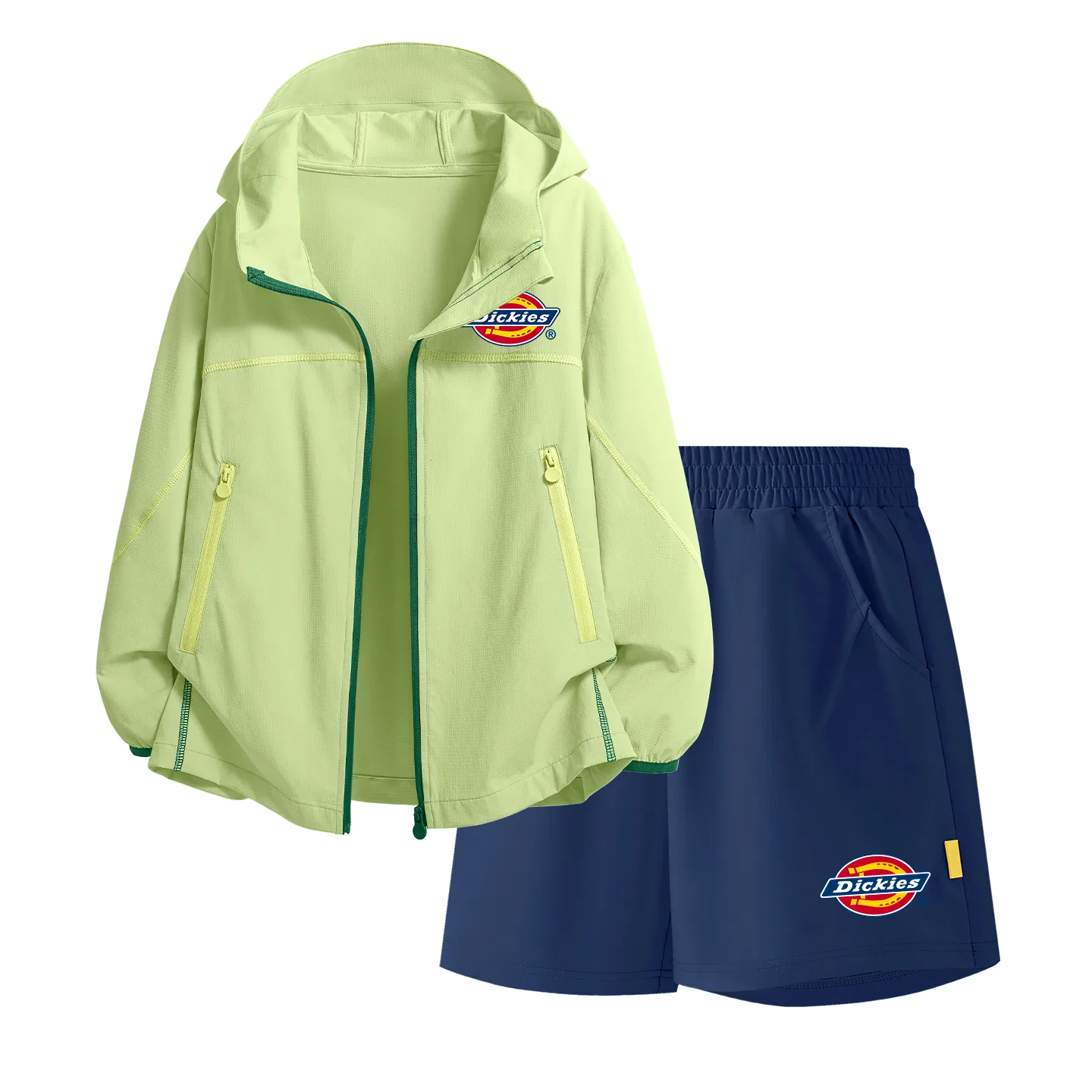 Детский спортивный комплект из 2 предметов Silicone Standard K Green+Standard K Bottom Right Deep Sea Blue Dickies, Silicone Standard K Green/Deep Sea Blue