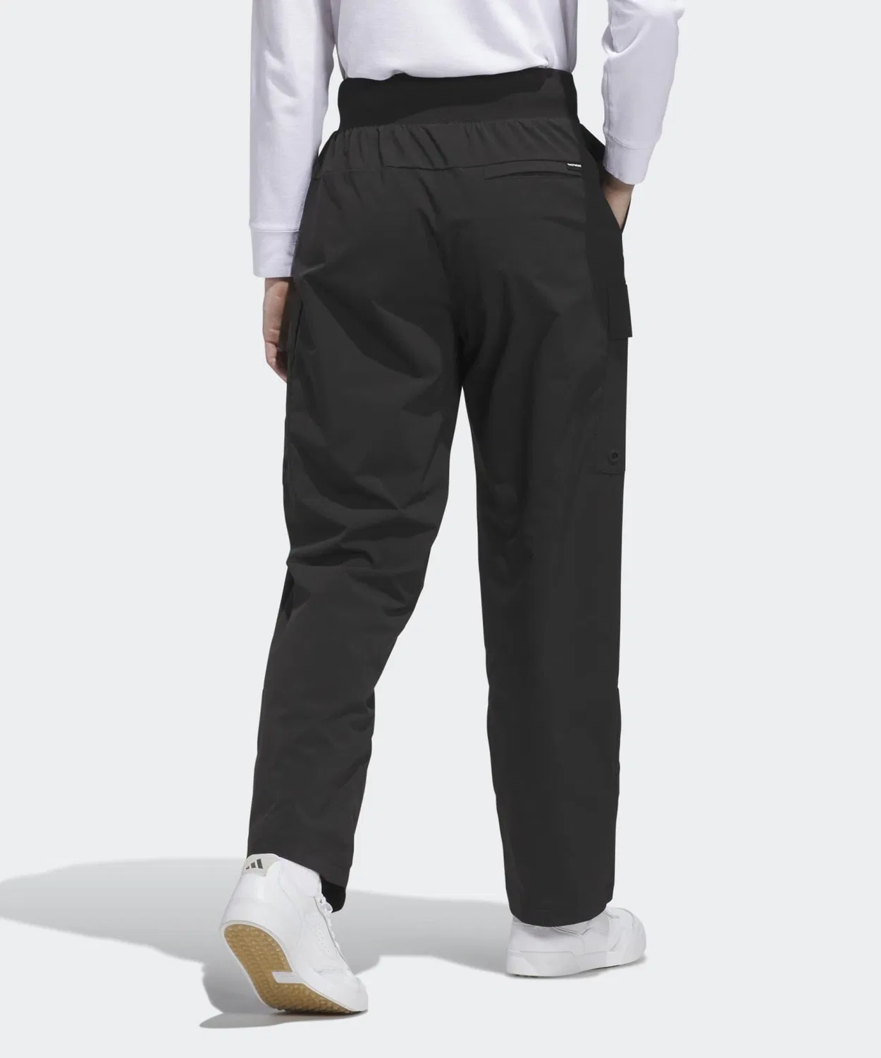 Женские свободные брюки-карго с принтом Beyond Twisted Weave Lined Cargo Pants Adidas, Black — фото 2