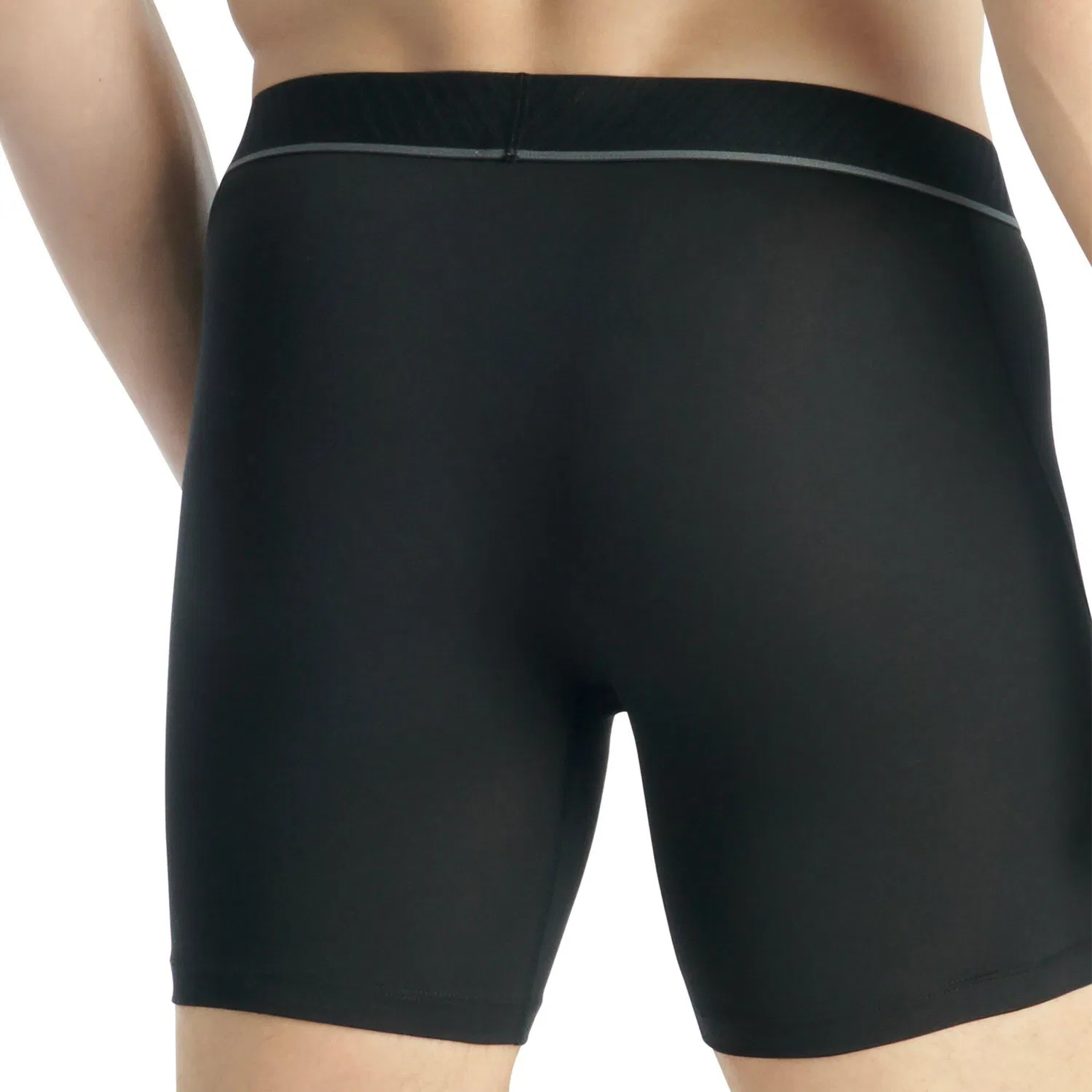 Мужские боксеры из микрофлиса Active Micro Flex Eco, 6 штук, Adidas, Черный — фото 3