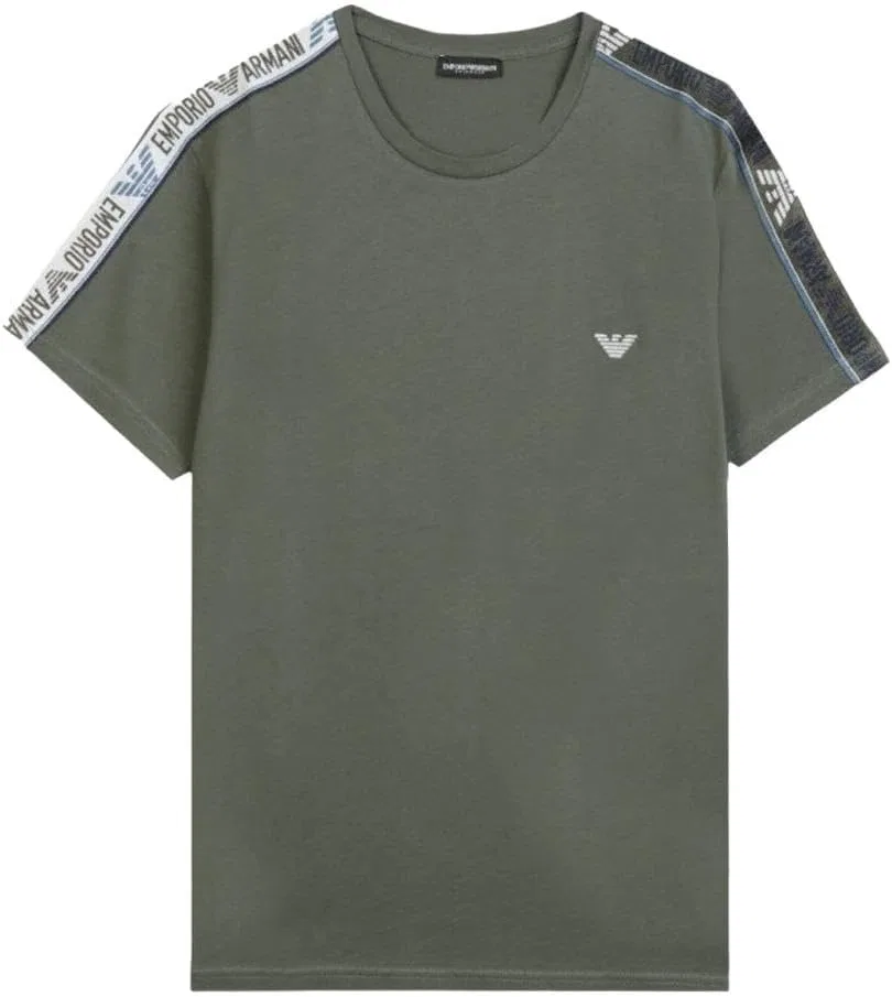 Мужская футболка с логотипом Emporio Armani, Military Green