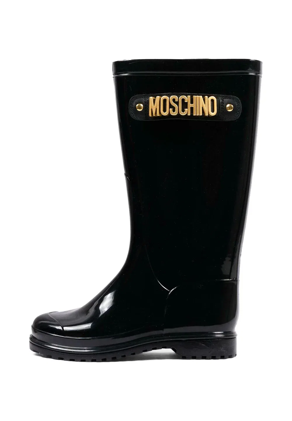 Stivali pioggia - резиновые сапоги Moschino, Black