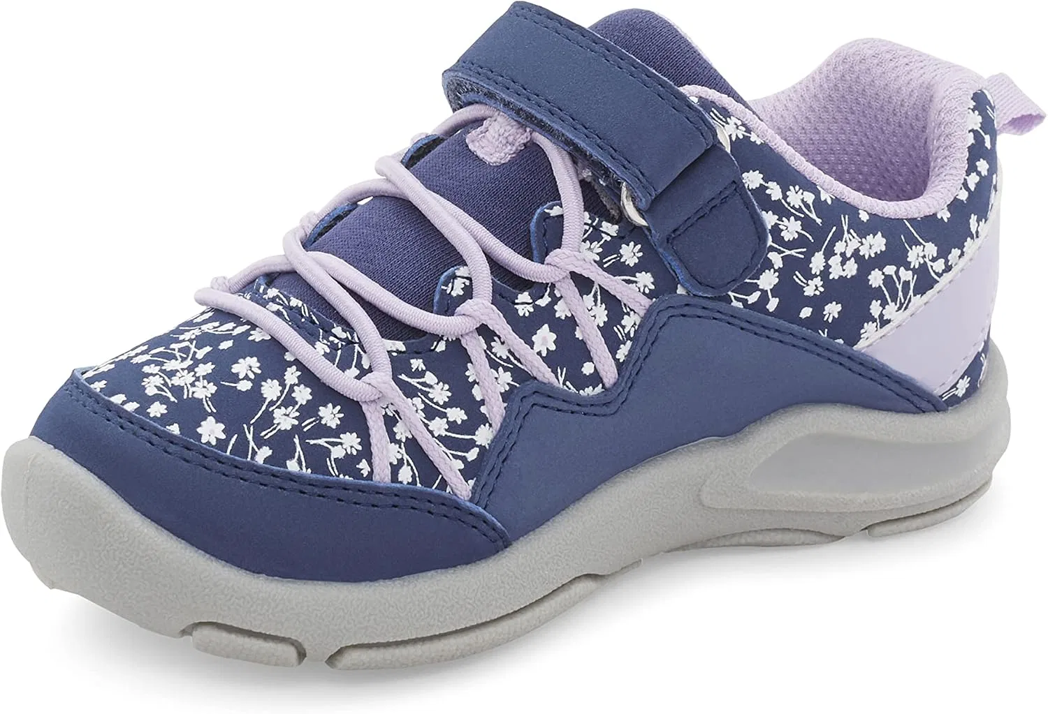 Детские кроссовки для девочек OshKosh B'Gosh, Navy/Lilac — фото 2
