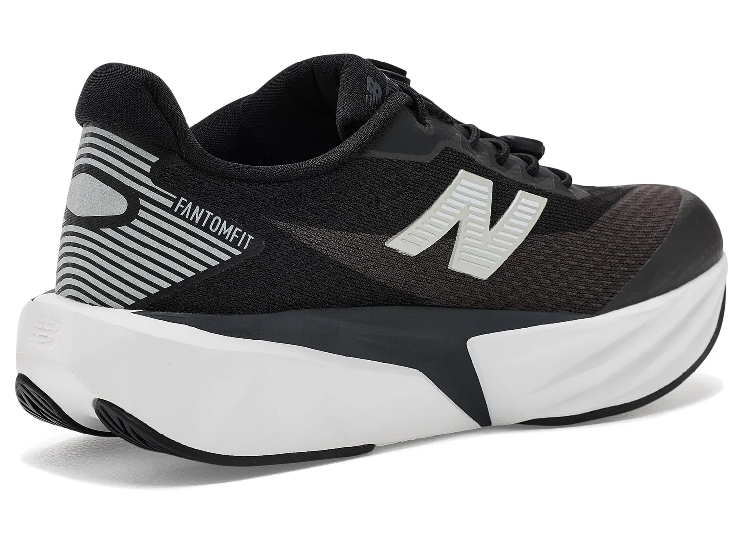 Кроссовки FuelCell Rebel Bungee Lace w/Toggle (для маленьких детей) New Balance Kids, Black/White — фото 4