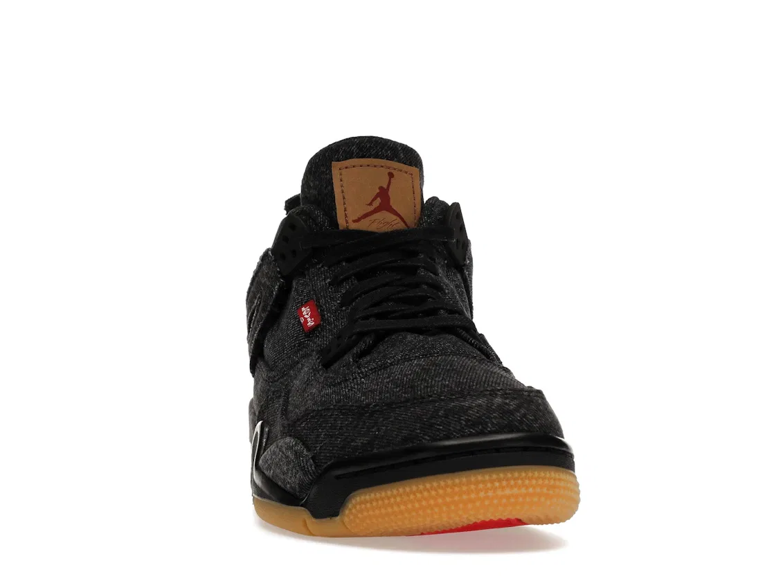 Детские кроссовки Lifestyle Jordan 4 Retro Jordan, Black/Black-Black — фото 2