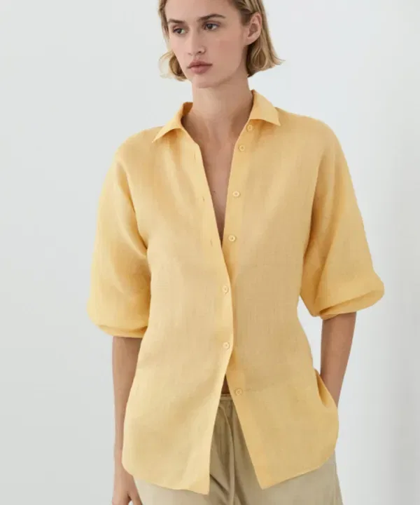Рубашка флюид, 100% лами, Massimo Dutti