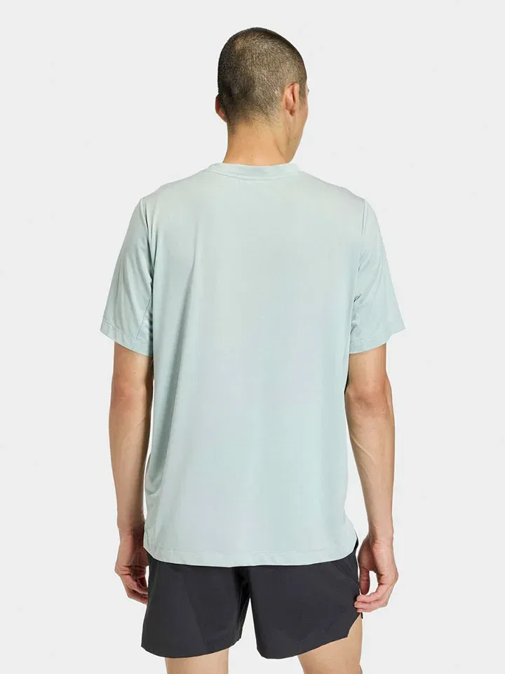 Функциональная футболка с коротким рукавом Adidas, голубой — фото 2