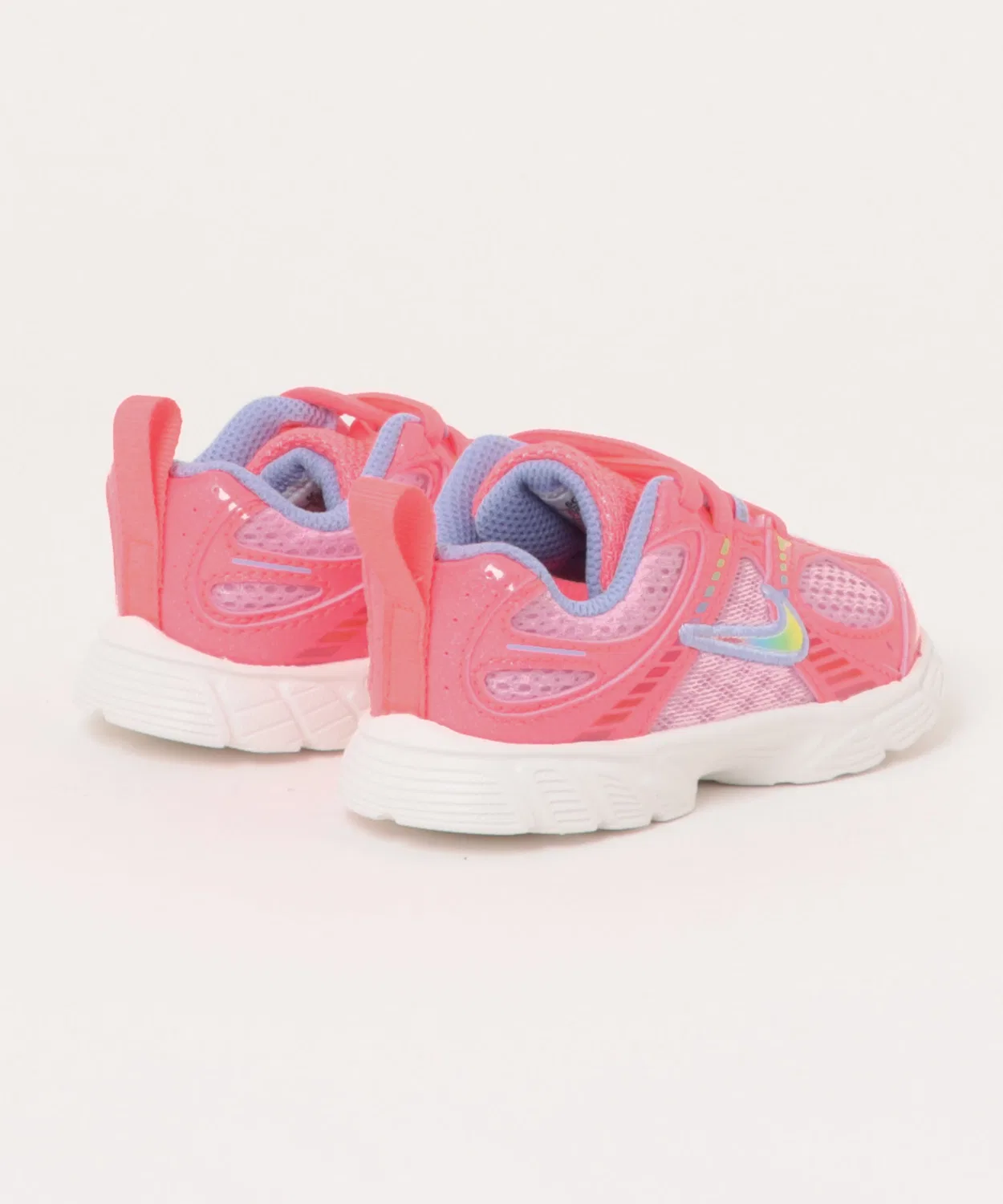 Детские кроссовки с шнуровкой V5 RNR LACE BT NIKE, Hot Punch/Multi Color — фото 2