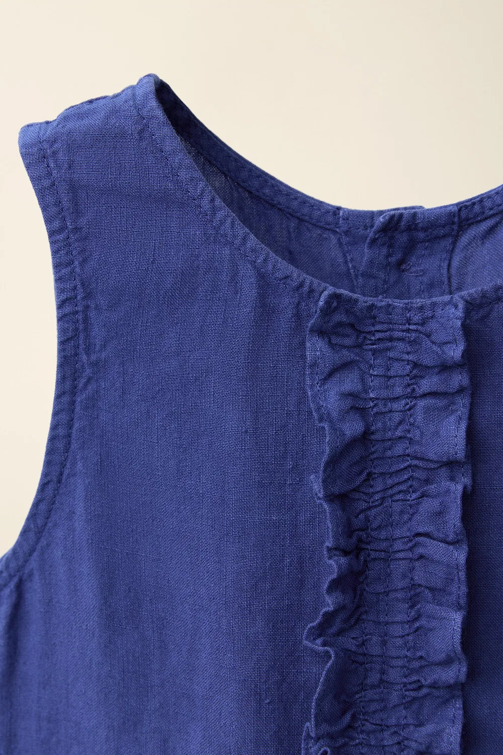 Платье из 100% льна, созданное в сотрудничестве Caramel London и Zara, Bluish — фото 3