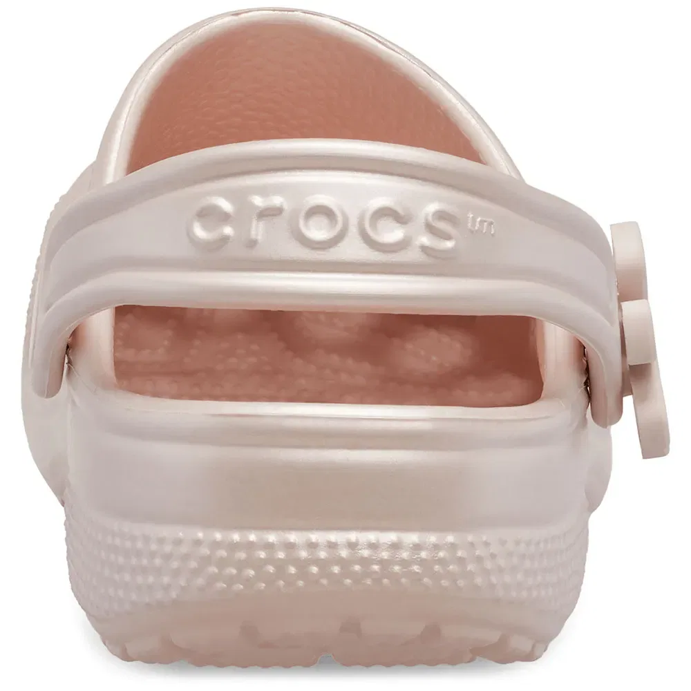 Сабо Pearl Shine Crocs, бежевый — фото 4