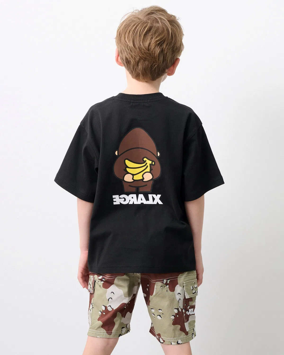 Детская футболка с принтом Funny Gorilla XLARGE KIDS, Белый — фото 2