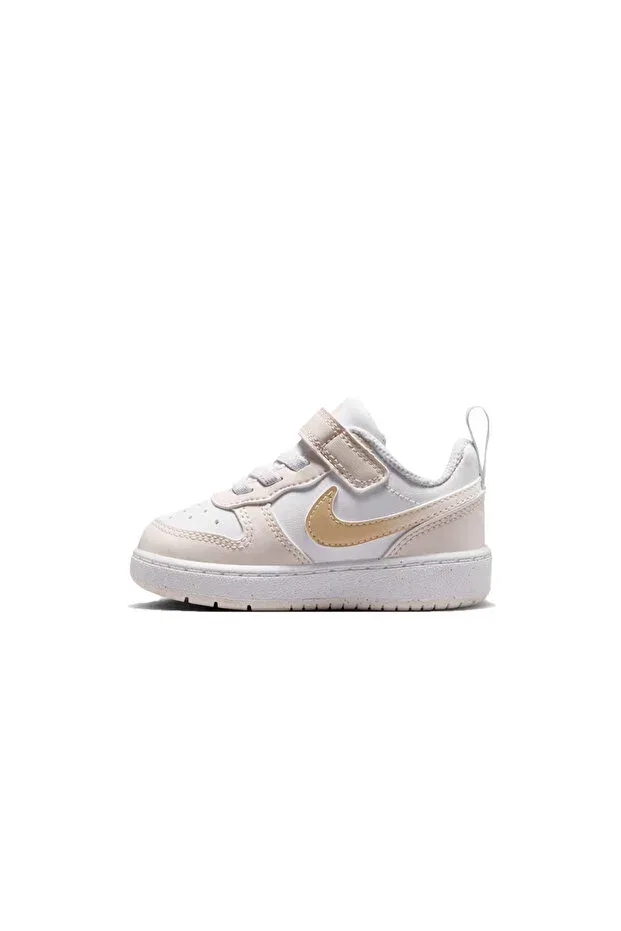 Детские спортивные туфли для девочек с принтом Nike, Cream Gold — фото 3