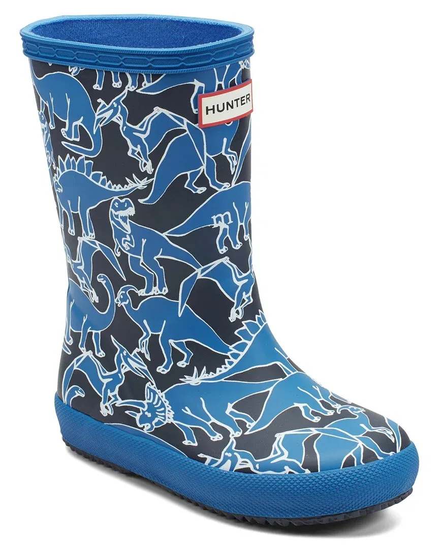 Детские резиновые сапоги для девочек водонепроницаемые Hunter Rubber Rain Boot, синий