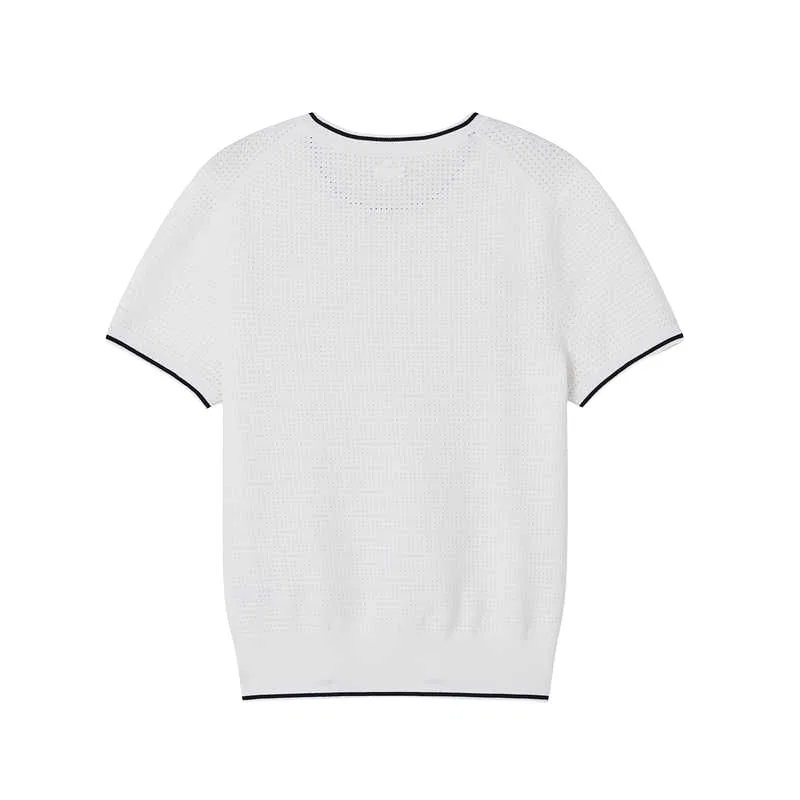 Футболка Lacoste Light Green с круглым вырезом — фото 4